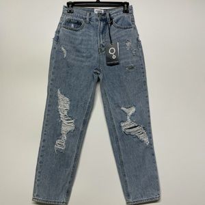 Insane gene distressed jeans